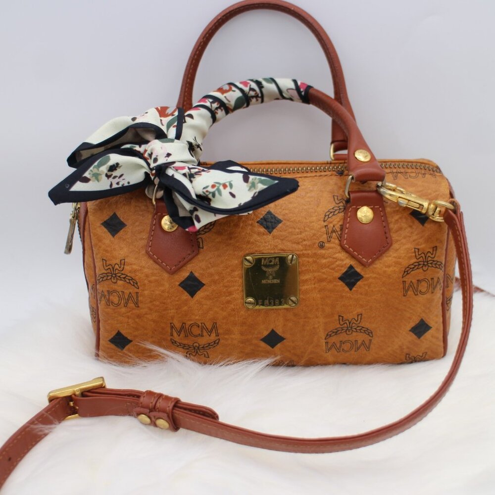 MCM Mini Boston Bandoulière
